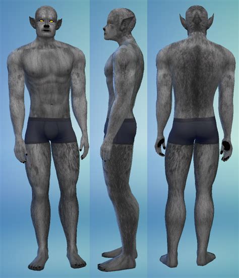 Mod The Sims - Werewolf Skins - Not Random Enabled | Sims 4 body mods ...