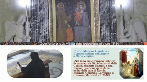 Santo Rosario Santa Messa Vespri Del Ore Youtube