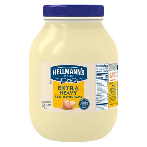 Hellmann S Extra Heavy Mayonnaise 1 Gallon Container 4 Case