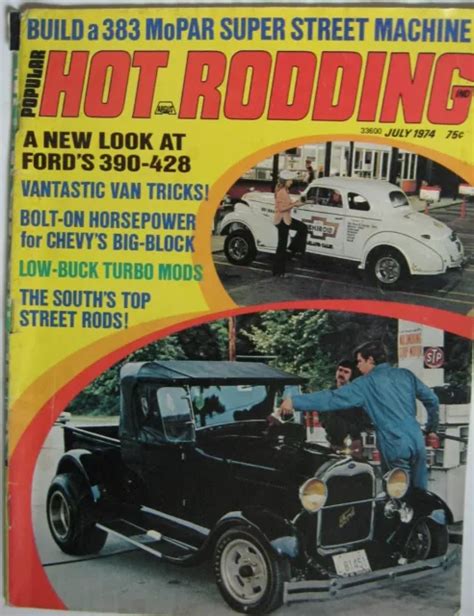 POPULAR HOT RODDING MAGAZINE July 1974 5 47 PicClick UK