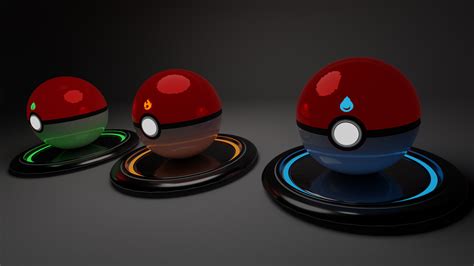 ArtStation - 3D pokeball model | Artworks