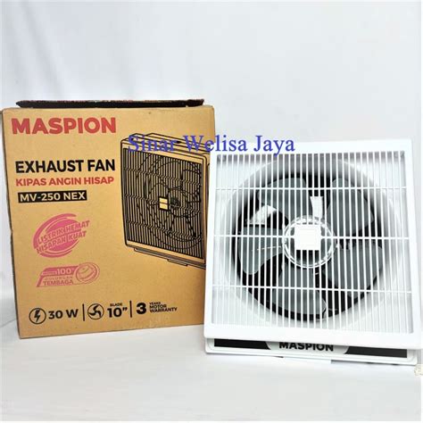 Maspion Exhaust Fan Kipas Angin Dinding Hisap 10 Inch MV 250NEX