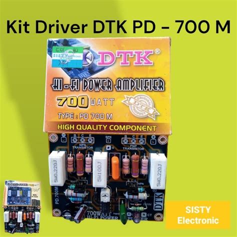 Jual Kit Driver Hi Dtk Fi Power Amplifier Watt Type Pd M