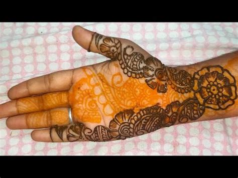 Very Easy Beautiful Mehndi Design Sabse Aasan Tarika Mehandi Lagane Ka