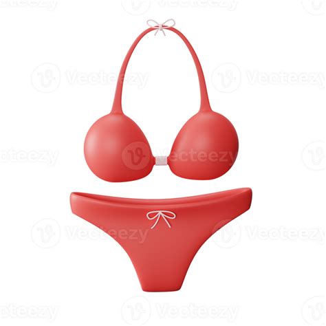 Bikini 3d Icon Illustration 35085509 Png