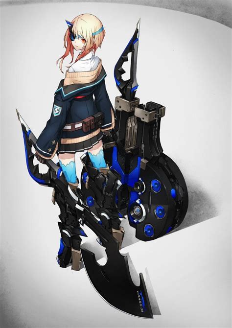 45 Best Images About Anime Mecha Girl On Pinterest Weapons Posts And