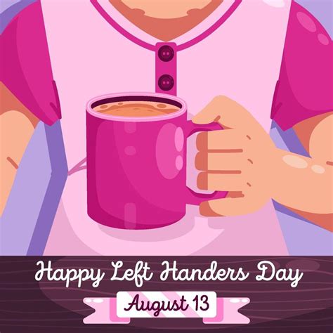 Happy Left Handers Day Vector Art At Vecteezy