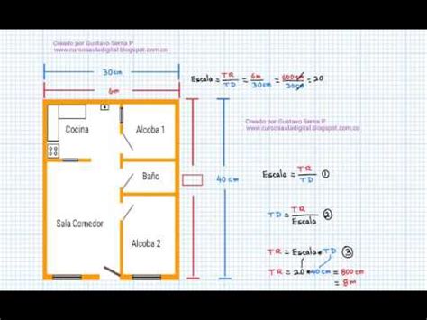 Como Calcular Escalas Y Dimensiones En Planos Youtube Hot Sex Picture