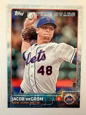 2015 Topps JACOB DEGROM Future Stars Card METS 129 EBay