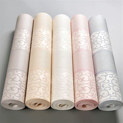 Damask Wallpaper Self Adhesive Contact Paper Non Woven Floral Glitter