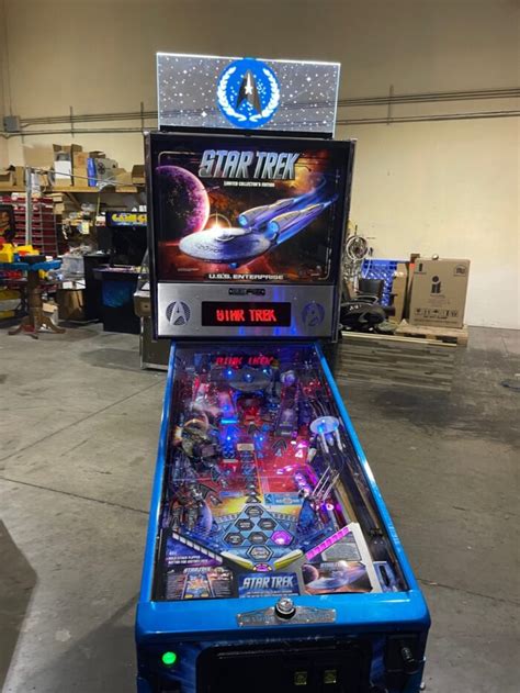 Star Trek Limited Edition Pinball Of Only Made For Sale