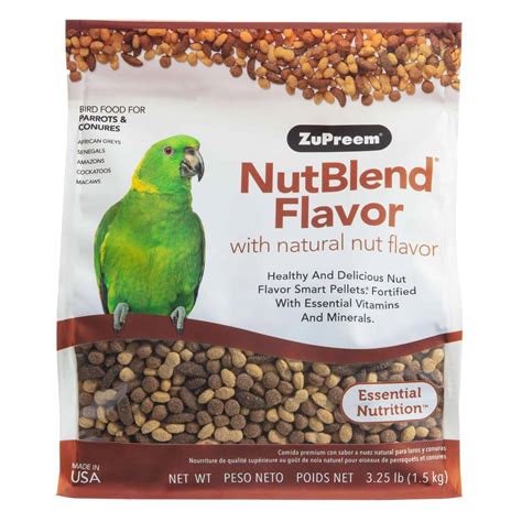 Zupreem Nut Blend Bird Food for Parrots & Conures | UPCO