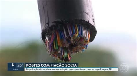 V Deo Moradores De Bh Cobram Solu O Para Os Fios Soltos Em Postes