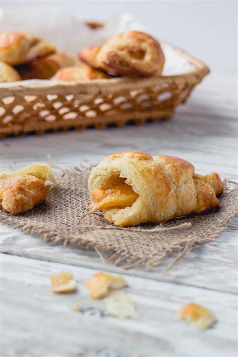 Croissants With Frangipane And Peaches Puff Pastry Recipe This Is A