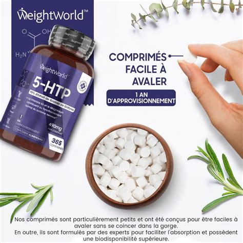 5 HTP en comprimés Aux Graines de Griffonia WeightWorld