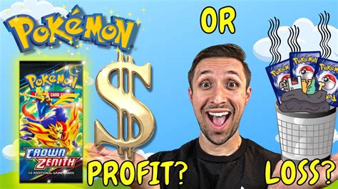 Can You PROFIT Opening Up Pokemon Cards Crown Zenith How Much Value