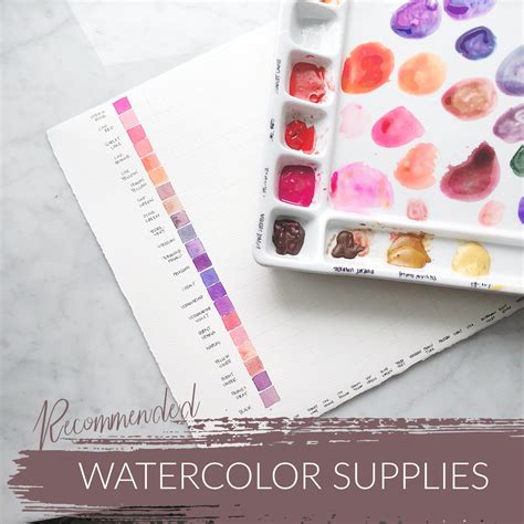 Watercolor Supplies — MAKE art studios