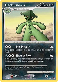 Cacturne Diamond PearlGreat Encounters TCG Card Database