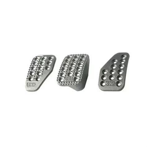 Omp Pedal Set Sandblasted Aluminum