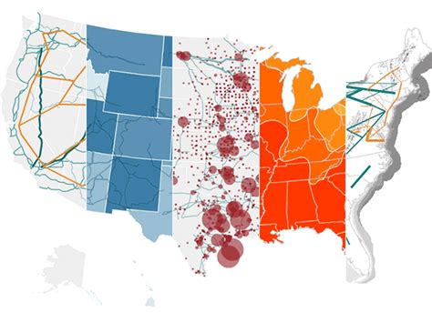 Electrical Power Grid System Map