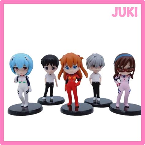 JUKI 5 Teile Satz 7cm Anime Neon Genesis Evangelion Eva Asuka Ayanami