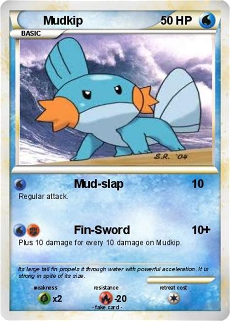 Pokémon Mudkip 279 279 Mud Slap My Pokemon Card