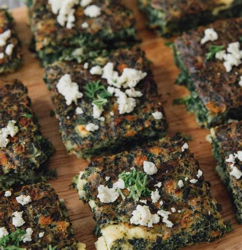 Greek Spinach And Cheese Quiche Squares Sweet Peas Kitchen