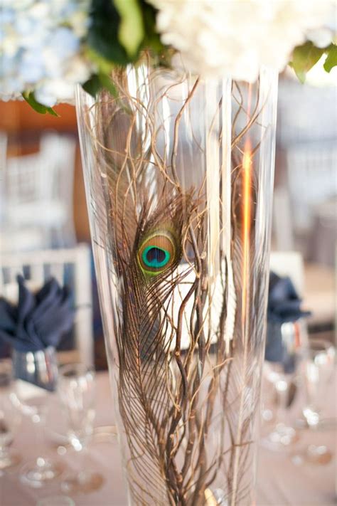 This Is A Nice Idea Would Add Some More To It Though Peacock Centerpieces Peacock Decor