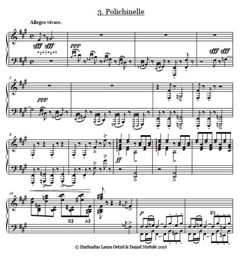 Morceaux De Fantaisie Op Excerpts Harp Column Music