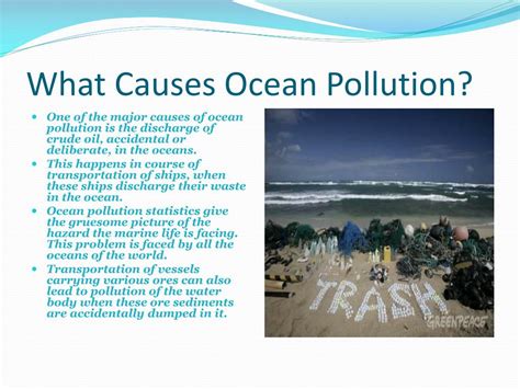 Ocean Dumping Causes