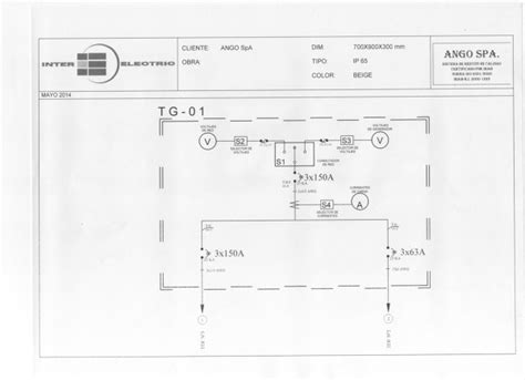 Diagrama Unilineal Tablero Electrico Dwg Diagrama Unilineal