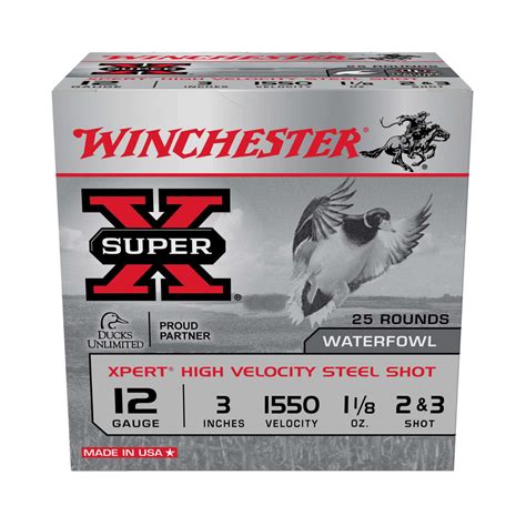 Winchester Ammo WEX12323 X Pert Waterfowl 12 Gauge 3 1 1 8 Oz 2 Shot 3