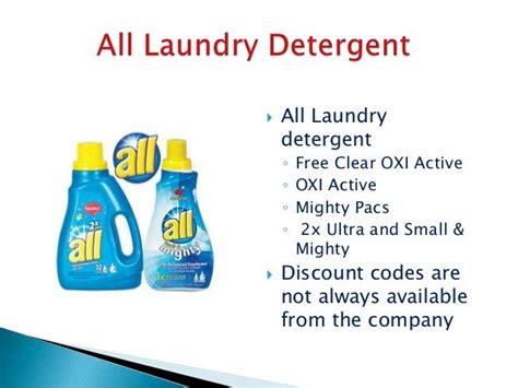 Printable laundry detergent discount coupons