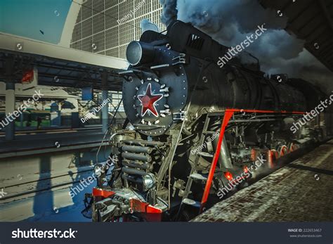 Soviet Steam Locomotive Stock Photo 222653467 | Shutterstock