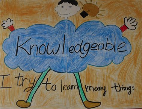 knowledgeable  learner profile   school
