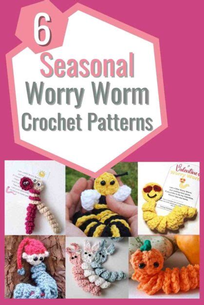 Worry Worm Crochet Patterns Bundle Sale Start Crochet