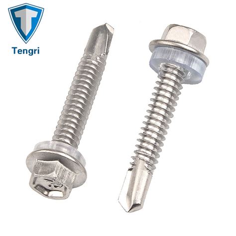 Din K Stainless Steel Hex Head Roofing Screw Self Drilling Screws