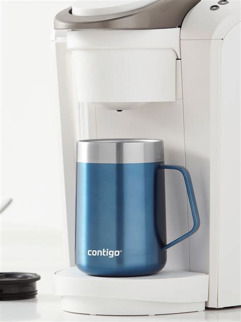 Thermal mug with ear Contigo Streeterville 420 ml Blue Blue NOWOŚCI