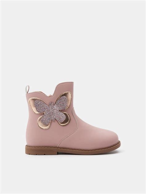 Ankle Boots With Zip Fastener Color Dusty Rose SINSAY 7354R 39X