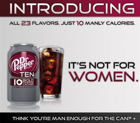 Dr. Pepper 10 is for Men Men Men – Women's and Gender Studies