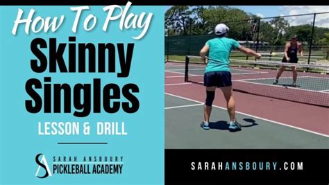 How To Play Skinny Singles Lesson And Drill With Sarah Ansboury Sarah