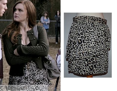 Teen Wolf Season 1 Episode 8 Lydias Leopard Print Skirt Shop Your Tv