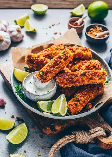 Crispy Baked Tofu Nuggets Vegan Chicken Fingers Recipe Bianca