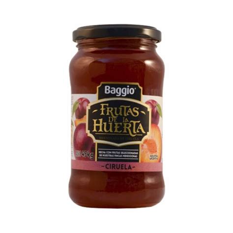 DeliMart Mermelada Ciruela Baggio Frutas De La Huerta 454 Gr