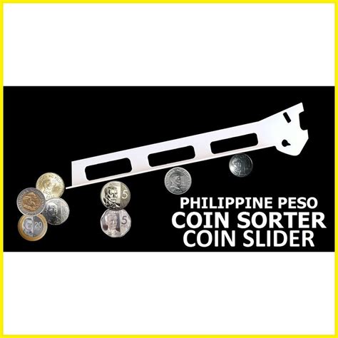 ⊙ ♝ Philippine Peso Coin Sorter Slider Only Shopee Philippines