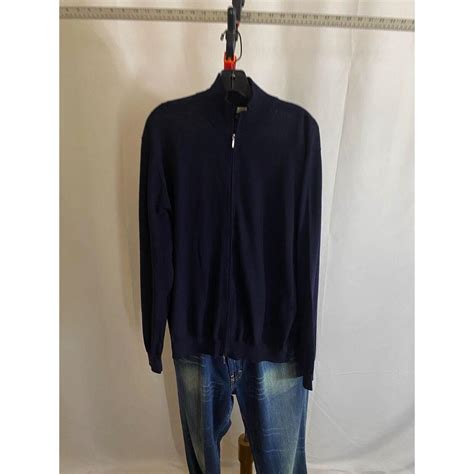 Suitsupply Merino Wool Full Zip Sweater Xl Extra Depop