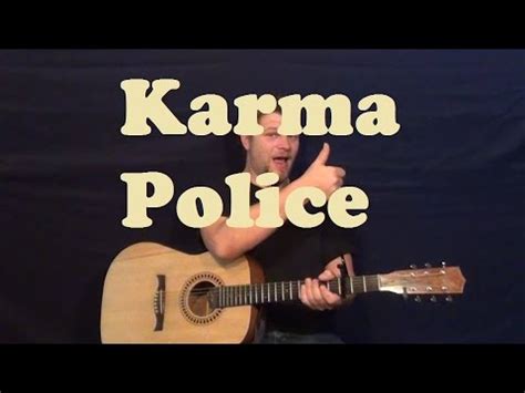 Karma Police Radiohead Easy Strum Guitar Lesson How To Play Karma