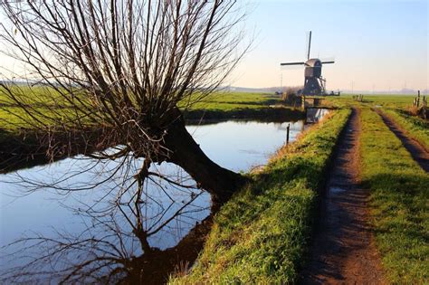 Tiendweg Alblasserwaard Nederland Holland Dutch Country Roads