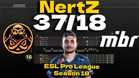 Csgo Pov Ence Nertz Vs Mibr Ancient Esl Pro League Season