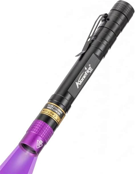 Alonefire Sv Mini W Uv Flashlight Nm Portable Ultraviolet Black